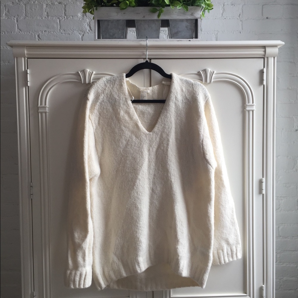 H&M Over-sized Cream Sweater